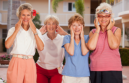 Senior citizens women